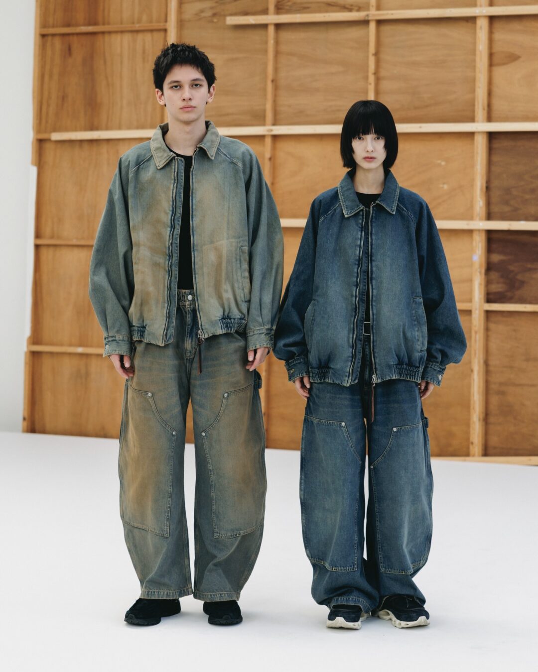 CLESSTE 2026 SS “VINTAGE DYED SELVEDGE DENIM CITY UTILITY JACKET