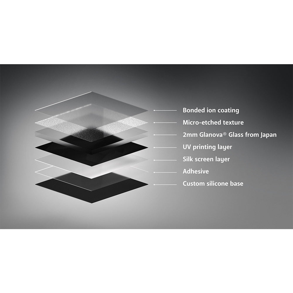 GLSSWRKS(グラスワークス) Polarity シリーズ ガラスマウスパッド