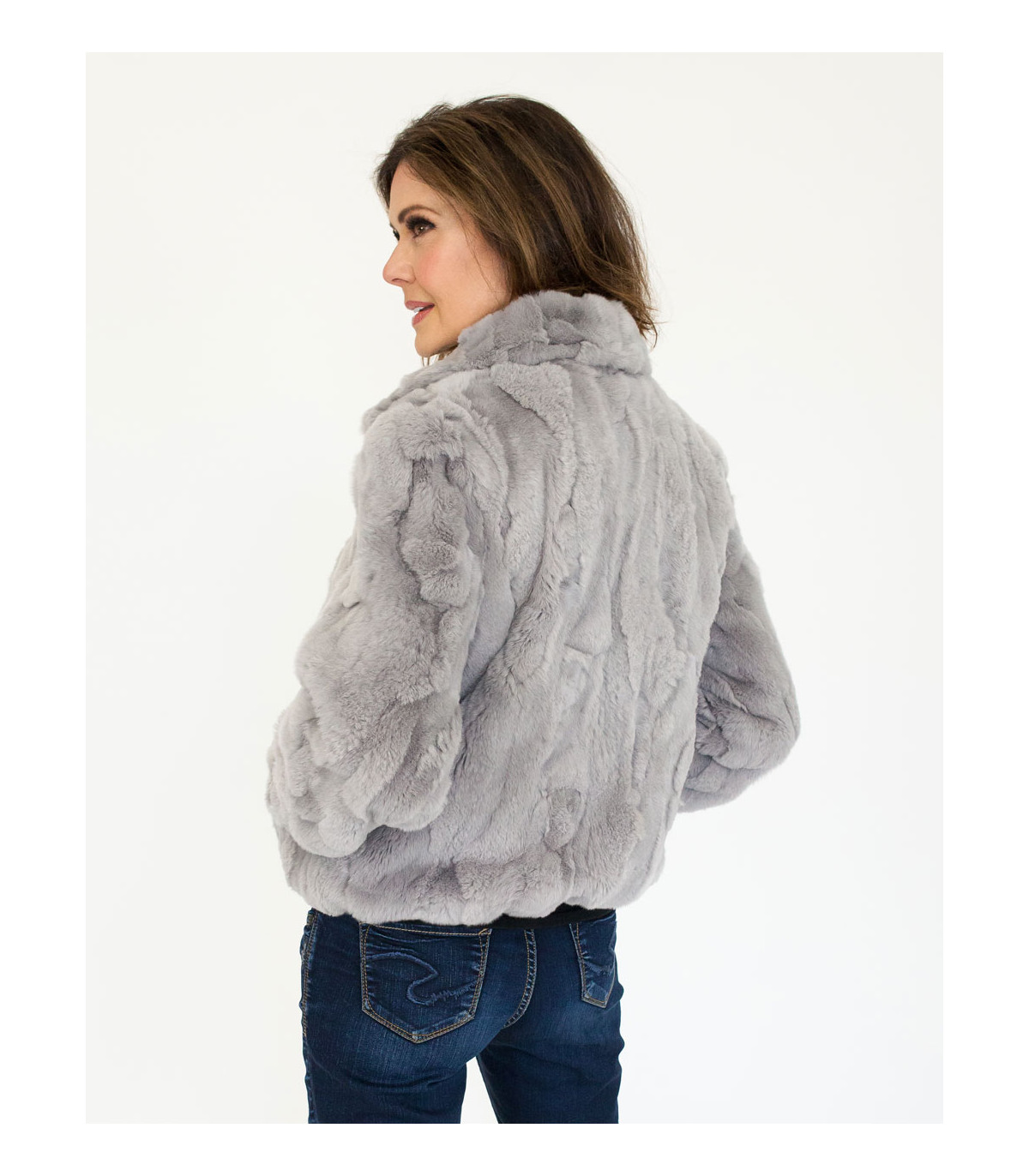 Grace Rex Rabbit Fur Jacket at FurHatWorld.com