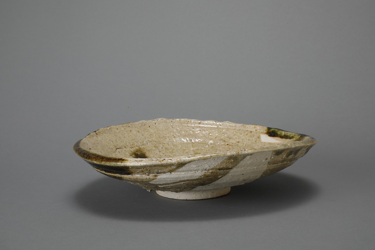 鯉江良二 織部 角皿