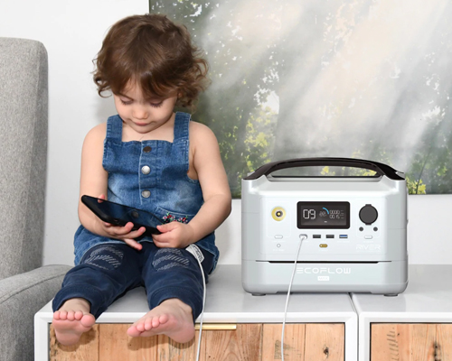 EcoFlow (エコフロー) ポータブル電源 RIVER Plus (リバープラス) | G