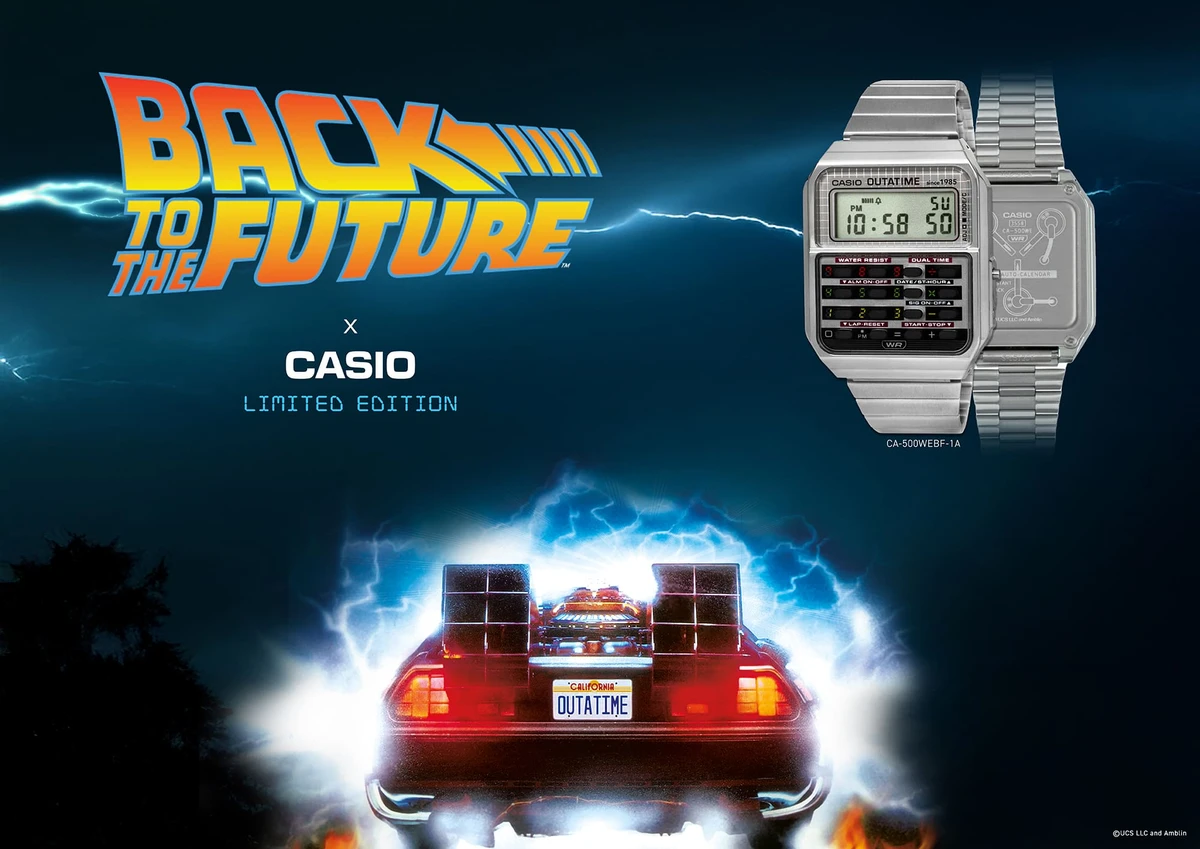 Back to the Future x Casio CA500WEBF-1A limited edition calculator
