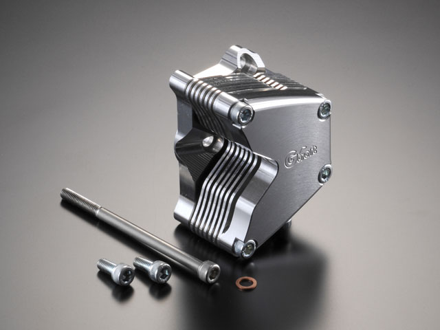 37020アルミビレットオイルクーラー横型エンジン用7段 | Gクラフト