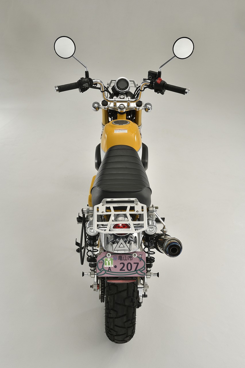 モンキー125 カスタムシート フラットタックロール ロゴ有り | G