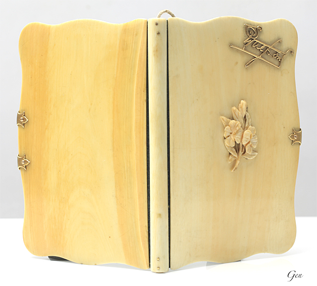 舞踏会の手帳 アイボリー フランス アンティーク