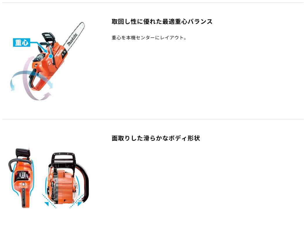 マキタ MUC018GZR2 350mm充電式チェンソー(赤/25AP・スプロケット