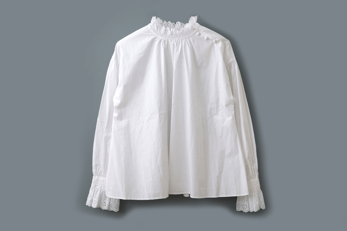 Dot and Stripes CHILD WOMAN 100/2 ブロードレースブラウス