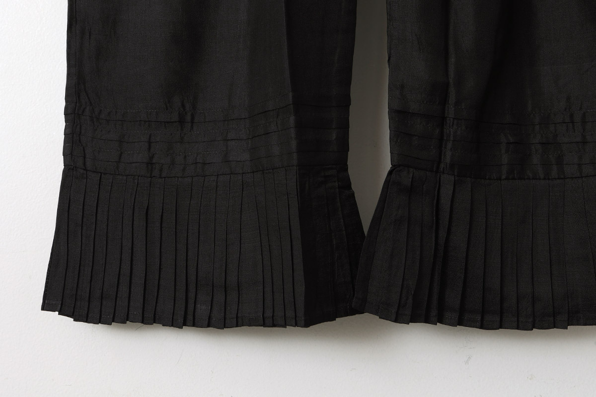 BUNON Khadi Silk Hem Tuck Pants