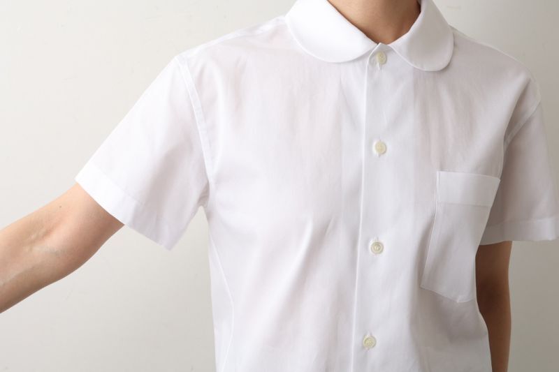 tao タオ 丸襟半袖ブラウス