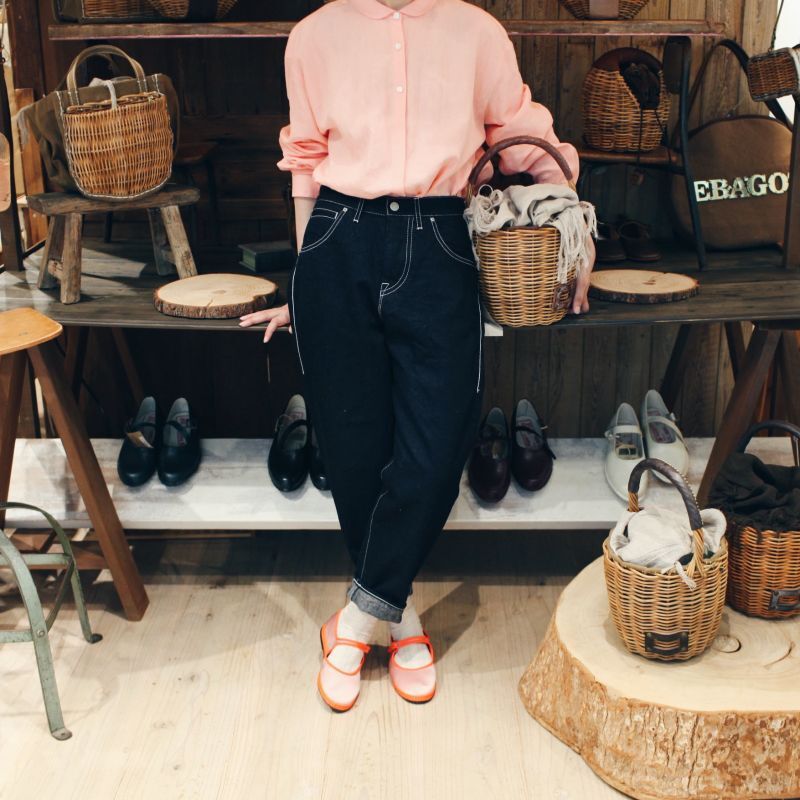 ミナペルホネンデニムロールアップデニム