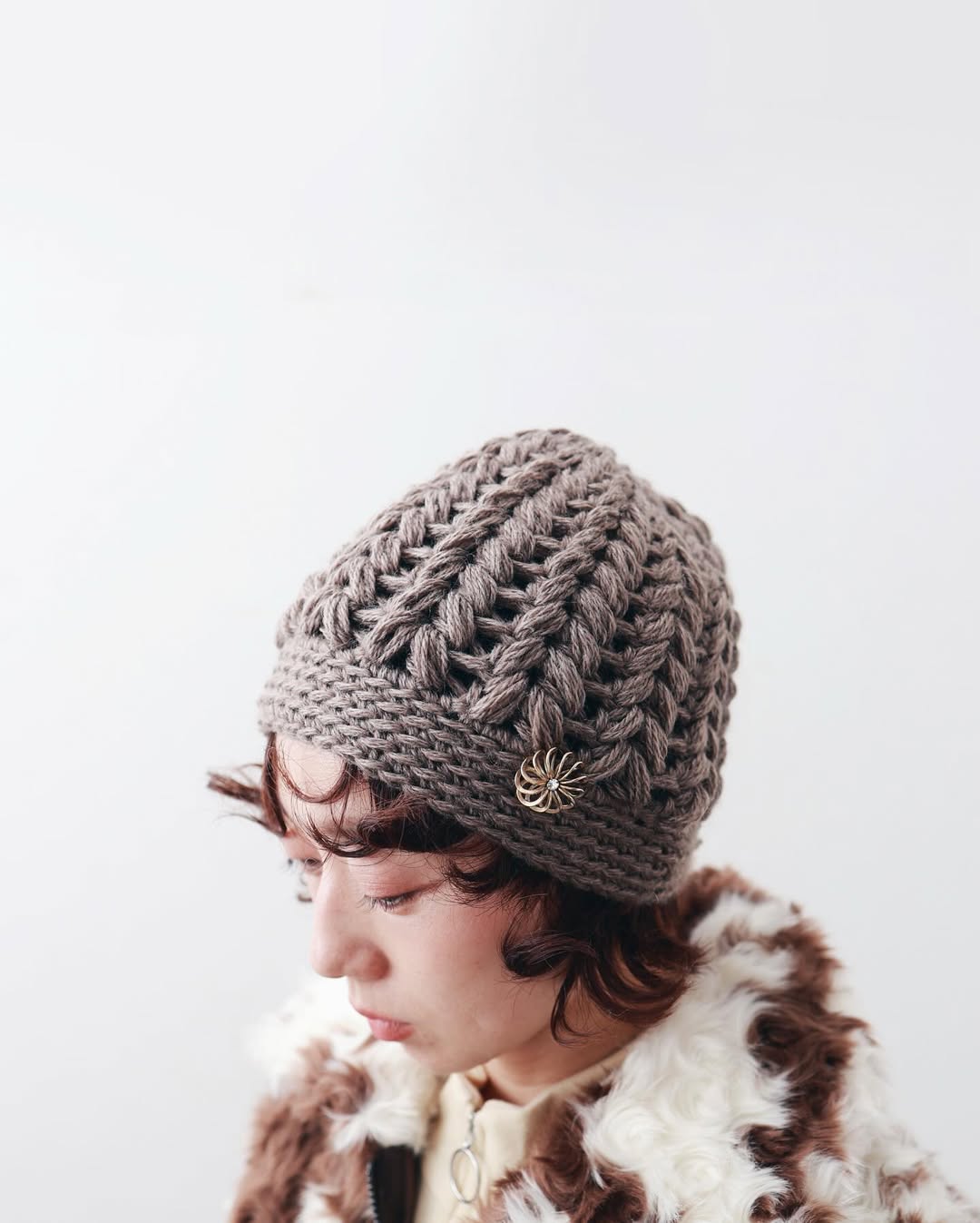 別注!!hitomi shinoyama ヒトミシノヤマ 別注!! ボーボリー ニット