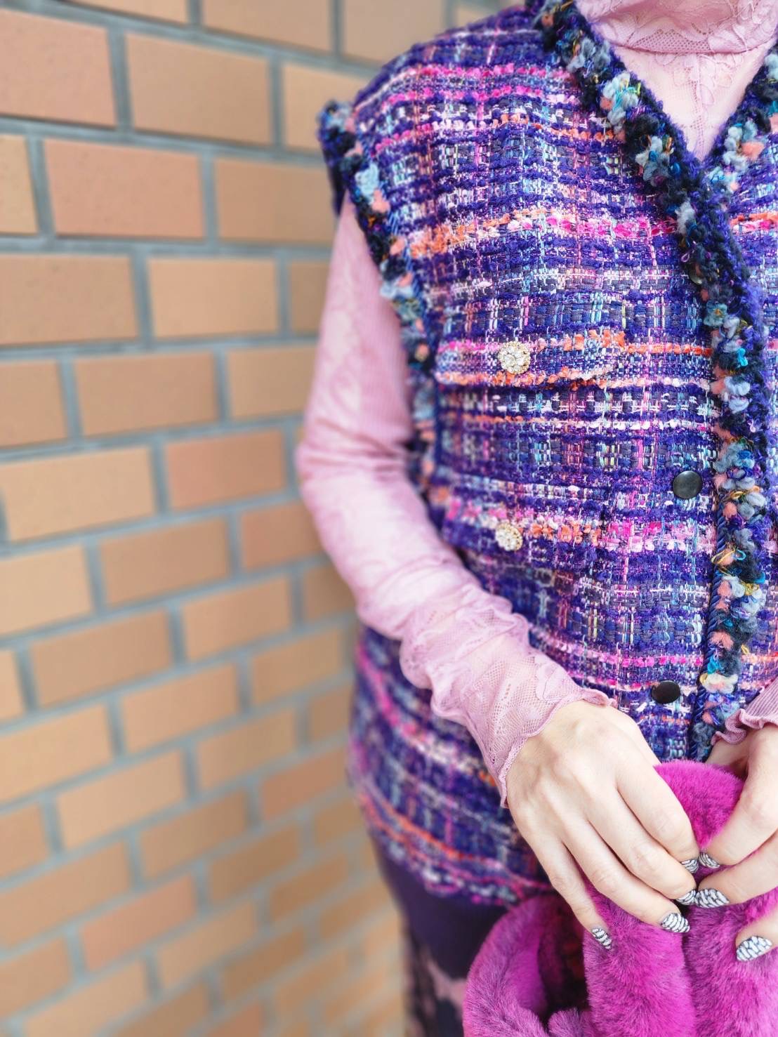 leur logette ルールロジェット thread tweed vest