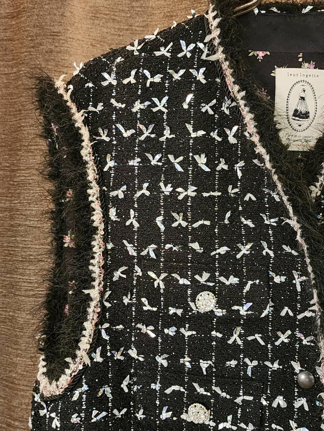 leur logette ルールロジェット thread tweed vest