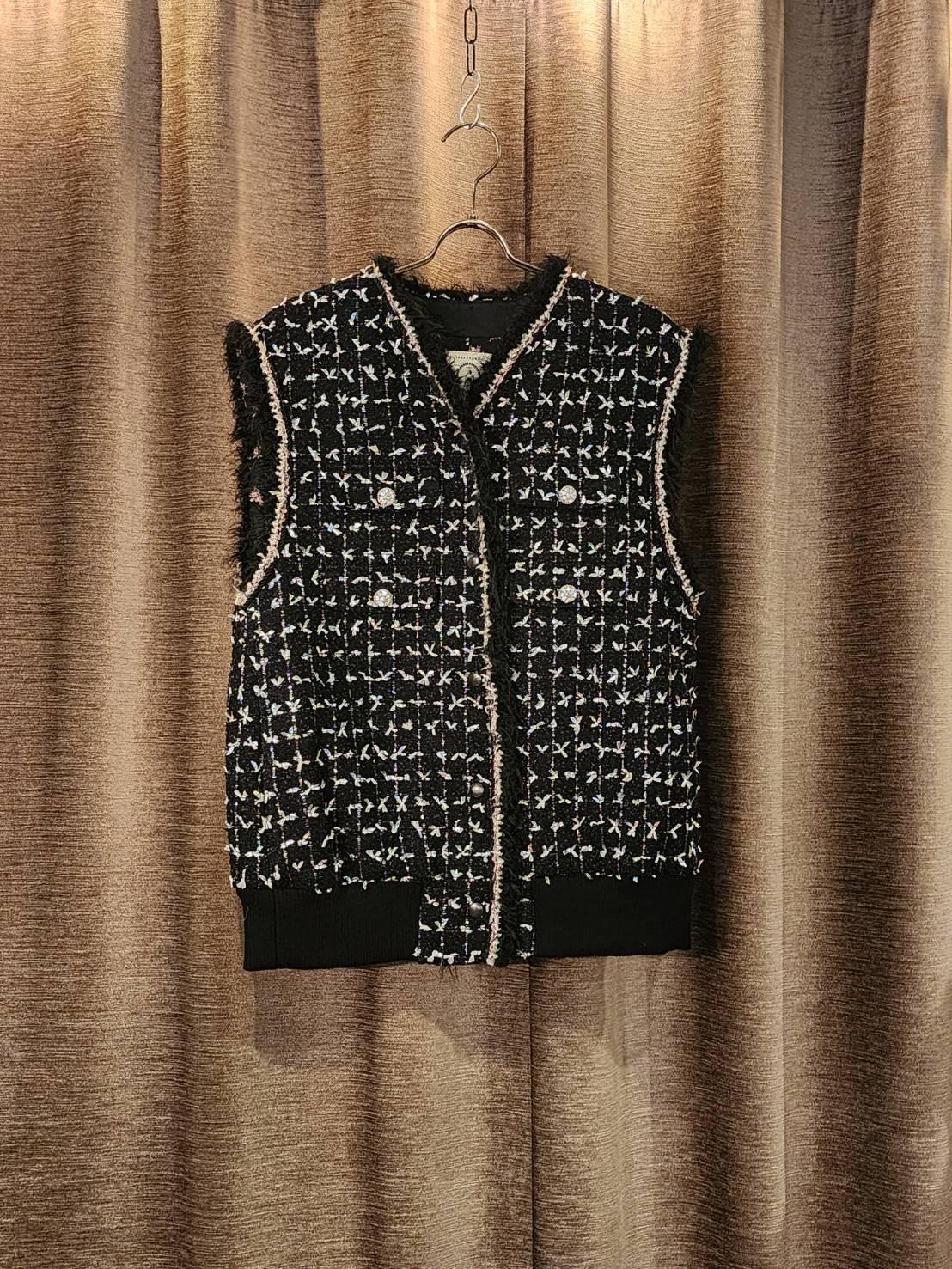 leur logette ルールロジェット thread tweed vest