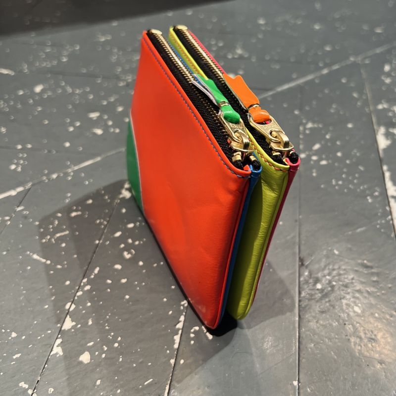 COMME des GARÇONS WALLET SUPER FLUO