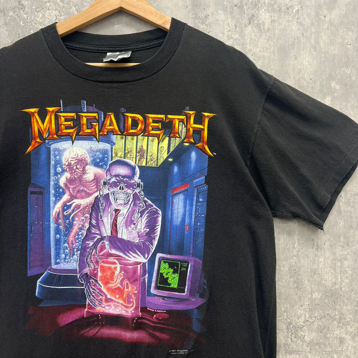 90s USA製 BROCKUM MEGADETH 1991 RUST IN PEACE バンドT ブロッカム
