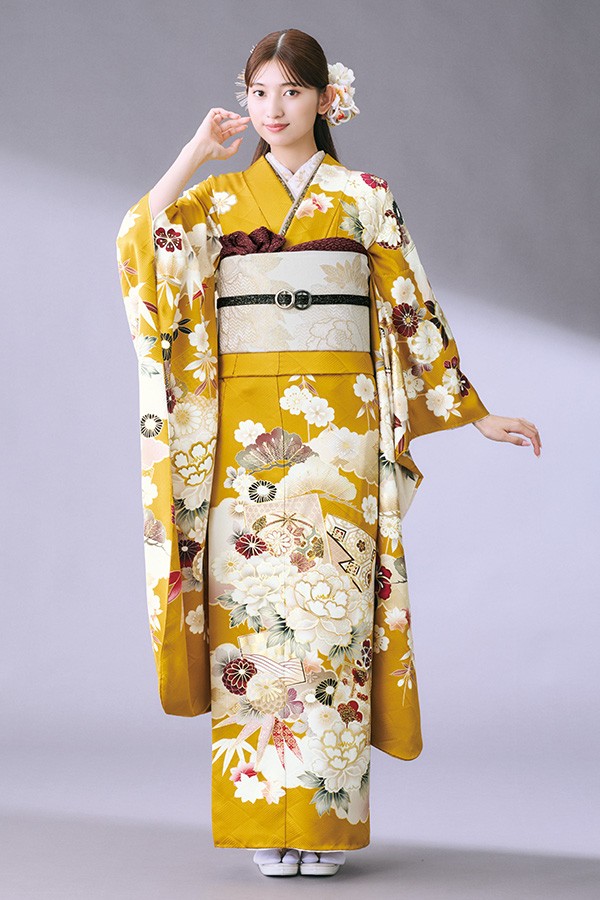 黄・橙系の振袖ギャラリー｜浜松市で成人式の振袖レンタル・購入なら和