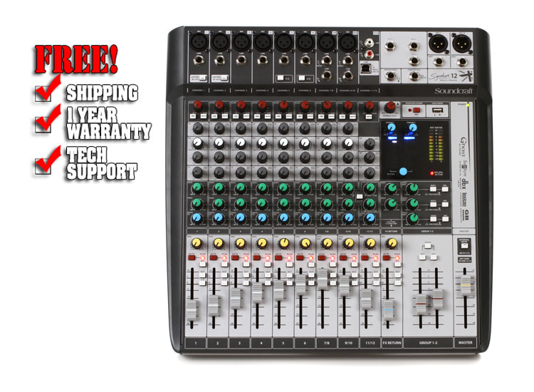 Soundcraft Signature 12 MTK | DJ Mixer | 123DJ