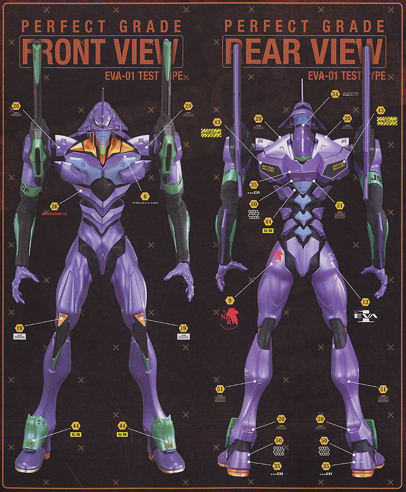 パーフェクトグレードエヴァンゲリオン(初号機) エクストラ