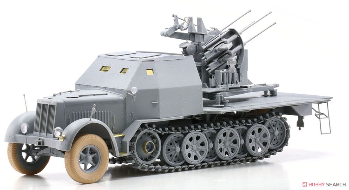WW.II ドイツ軍 Sd.Kfz.7/1 装甲8tハーフトラック 2cm 4連装Flak 38