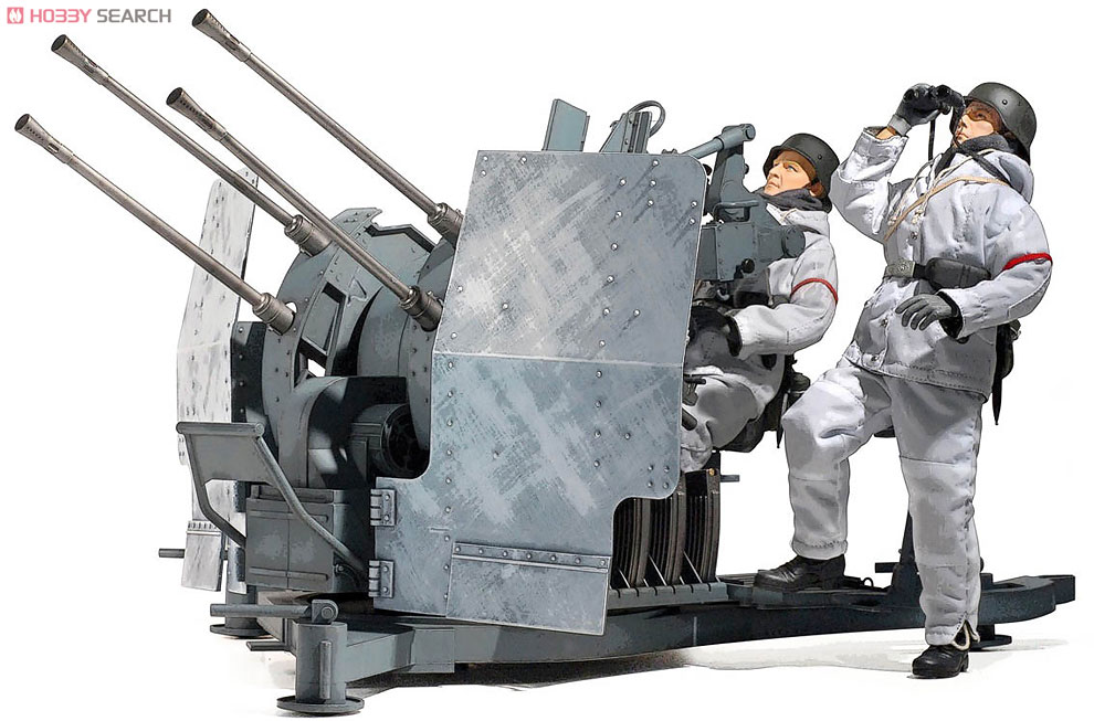WW.II ドイツ軍 四連装対空機関砲38型 中期型 (プラモデル) - ホビー