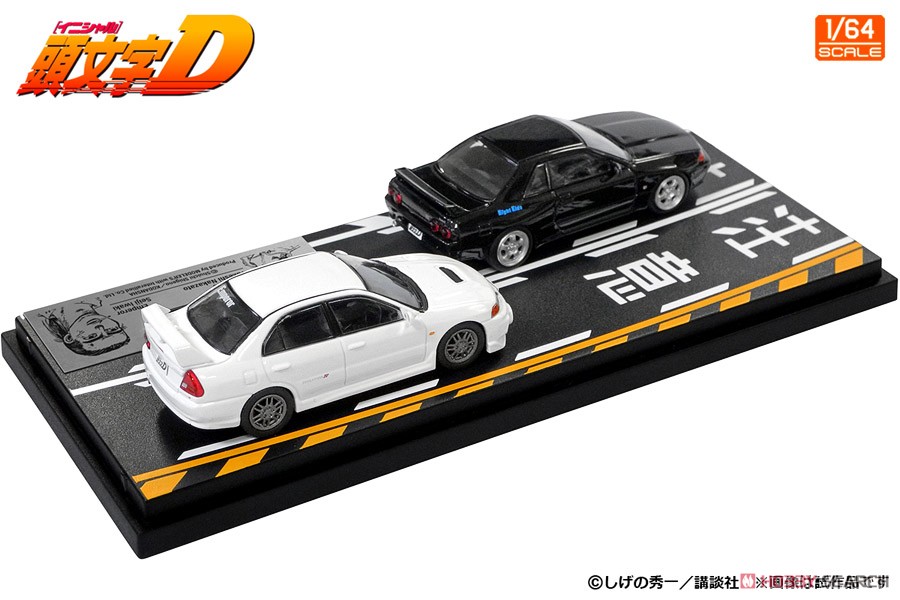 Initial D Set Vol.18 Takeshi Nakazato Skyline GT-R(BNR32) & Seiji