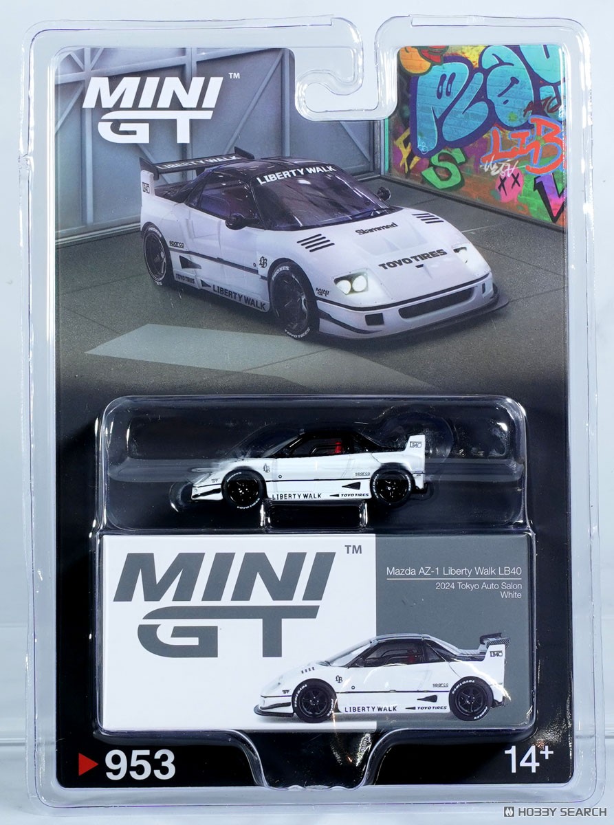 マツダ AZ-1 リバティーウォーク LB40 東京オートサロン 2024 ホワイト