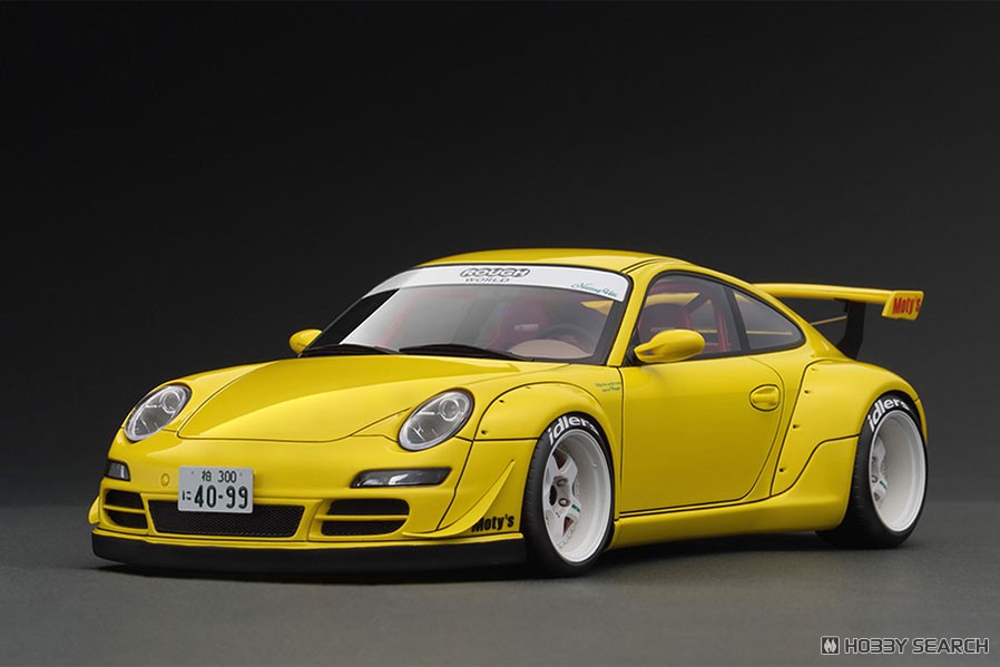 RWB 997 Yellow With Mr. Nakai (Diecast Car) - HobbySearch Diecast