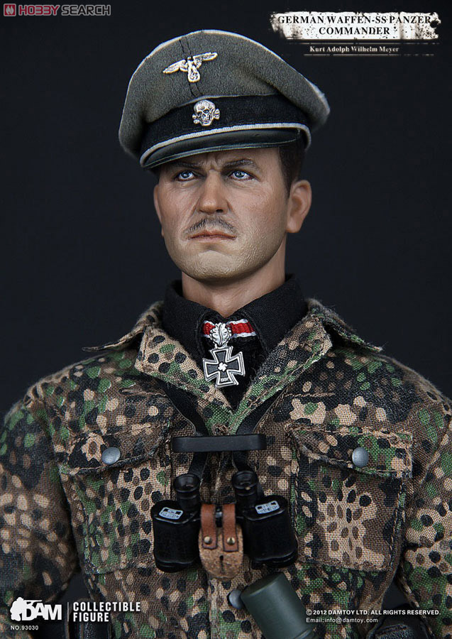 DAMTOY 1/6 German Waffen-SS Panzer Commander Kurt Meyer (Fashion