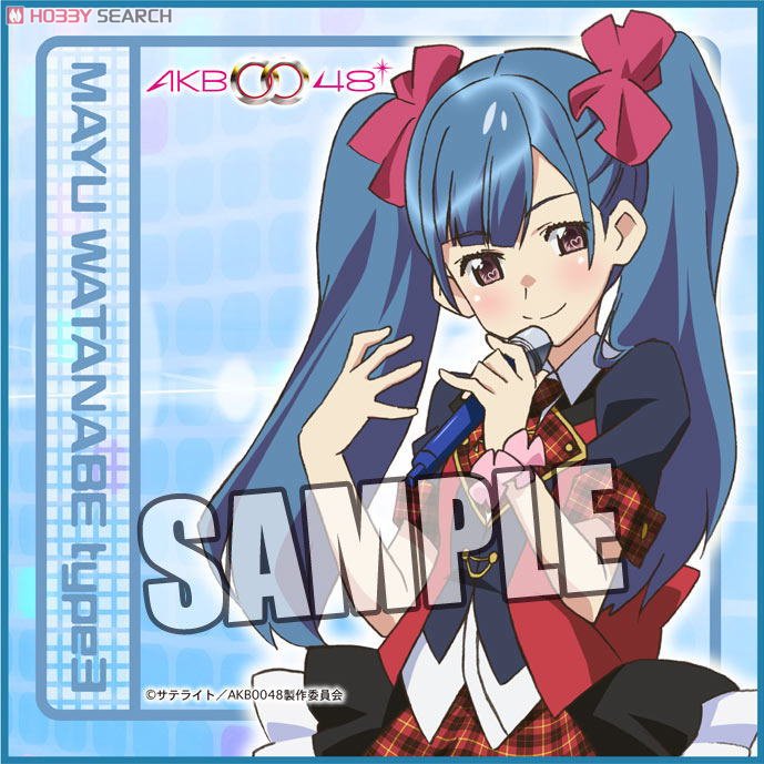 AKB0048」 マイクロファイバーミニタオル 「3型目 渡辺麻友