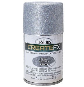 グリッター（ラメ）スプレー シルバー (エナメル系) (塗料) - ホビー