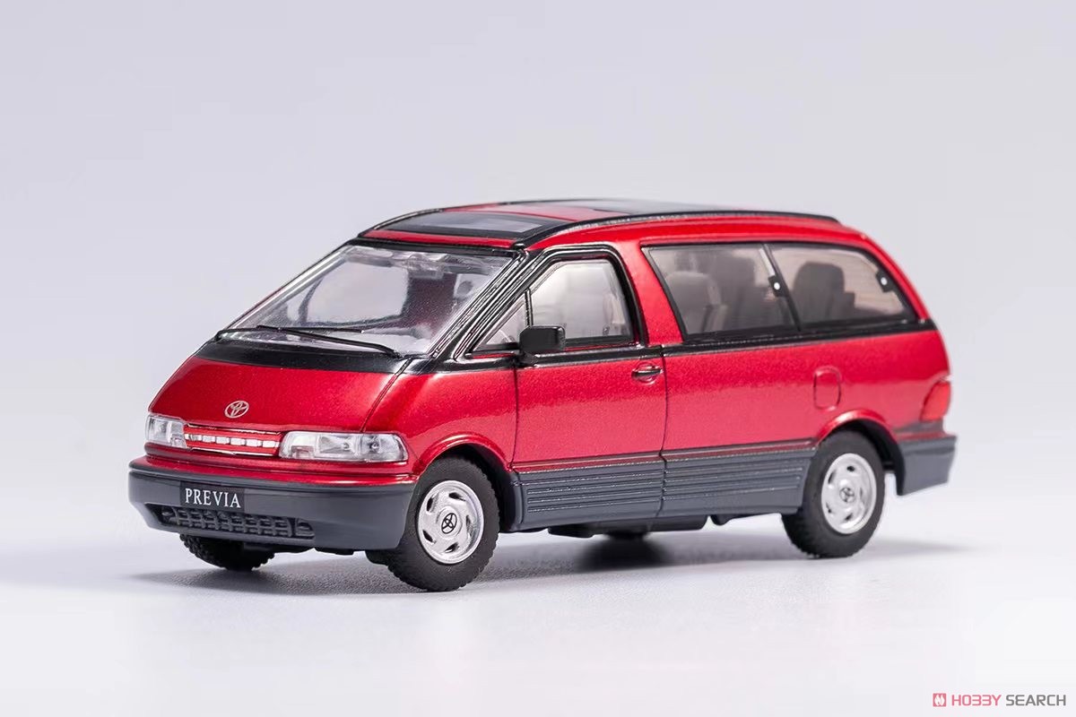 Fabulous 1/64 toyota previa (レッド) Toyota Previa / LHD Red