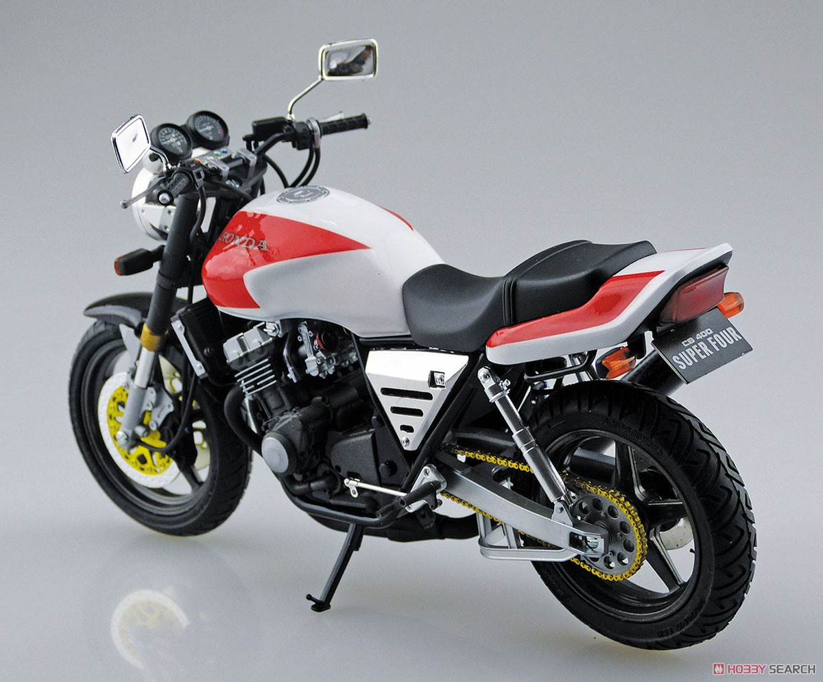 ホンダ NC31 CB400 SUPER FOUR `92 カスタムパーツ付き (プラモデル