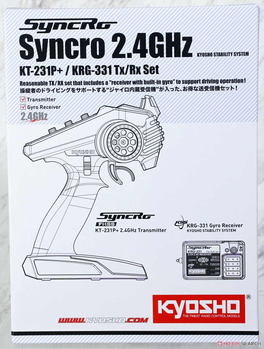 ☆特価品 Syncro 2.4GHz KT-231P+/Syncro KRG-331Tx/Rx Set (送受信機