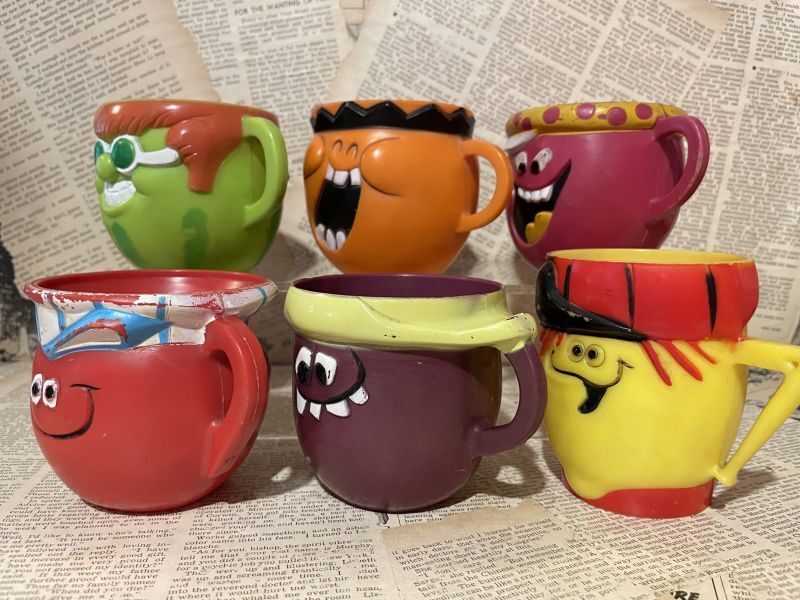 Funny Face/Plastic Mug set(70s) OF-089 - 2000toys高円寺店