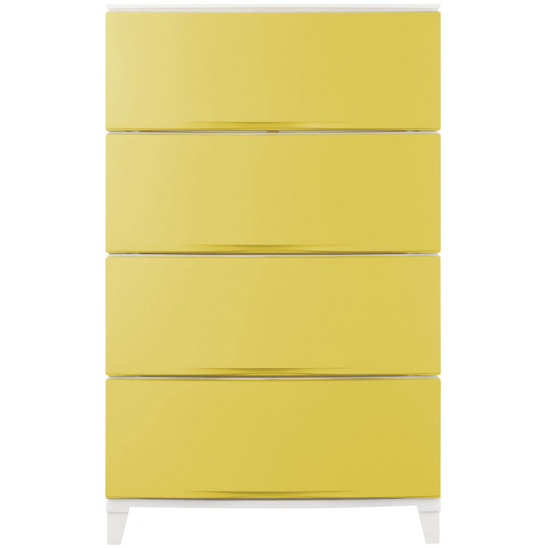 カントリーコーナー 3段引き出しチェスト 黄色 カントリーコーナー 3段