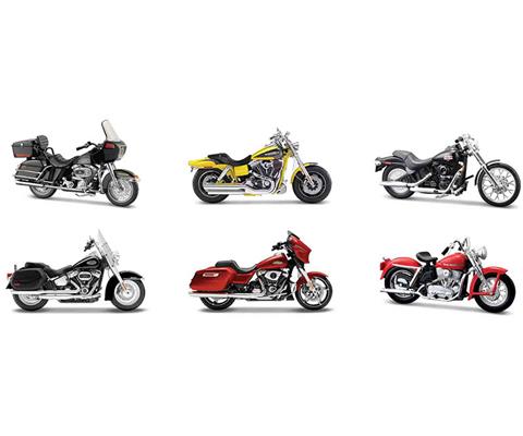 Harley-Davidson Series 45 Six-Piece SET - 31360AS-SET