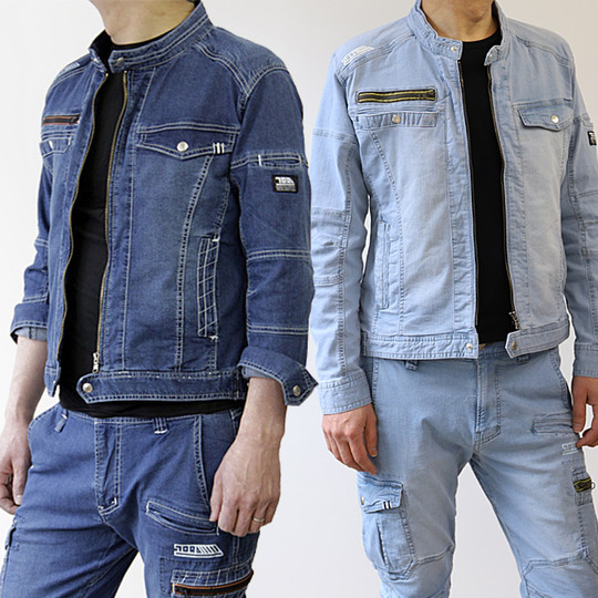 寅壱 デニムライダースジャケット 8970-554 商品詳細｜鳶服 鳶用品の宮