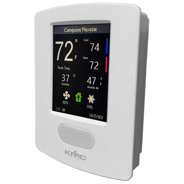 FlexStat: 6R3A, Temperature, MS/TP, White | KMC Controls