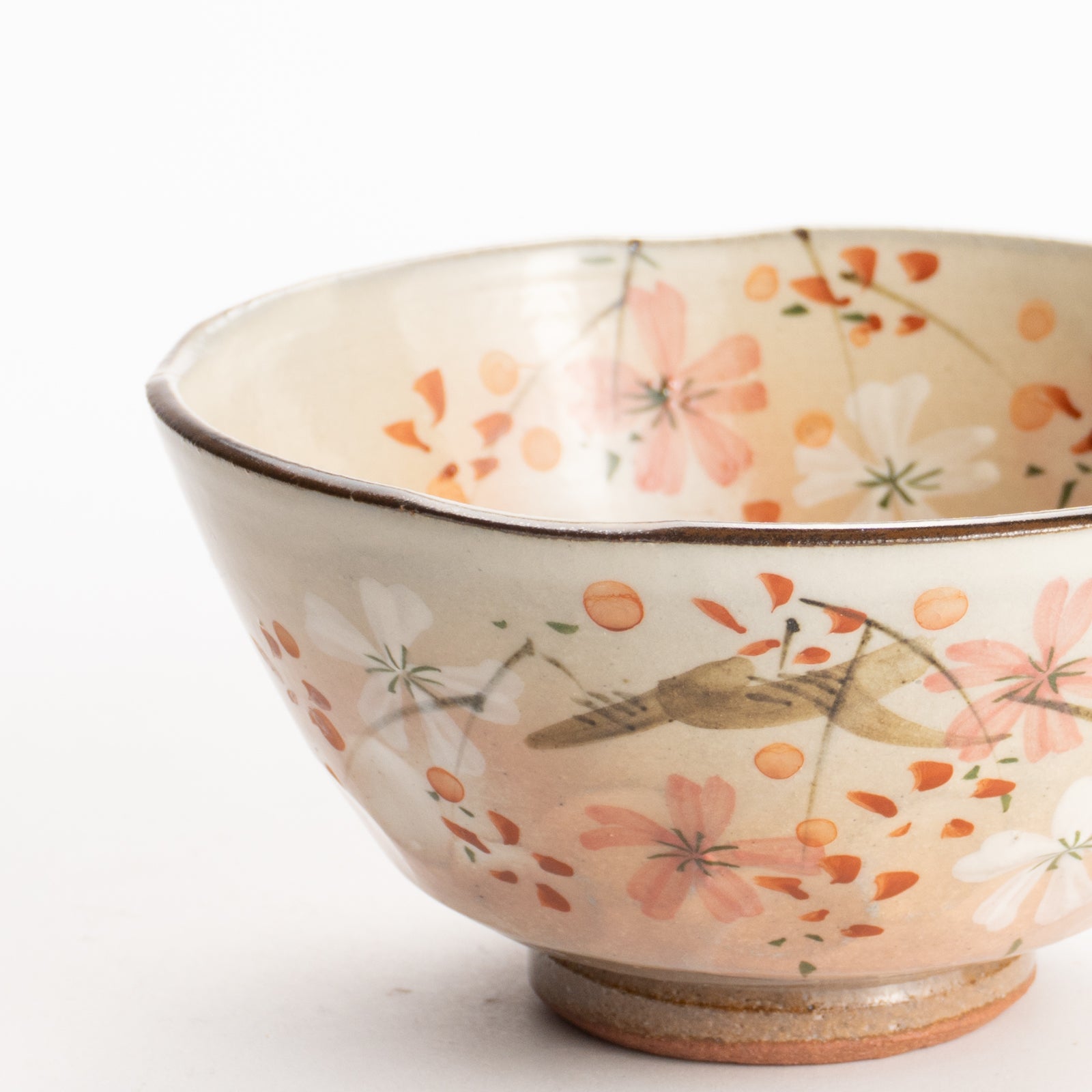 京都 清水焼】ご飯茶碗 桜絵 俊山窯｜コトポッター