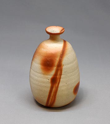 備前緋襷徳利wa-7 – 岡南ギャラリー