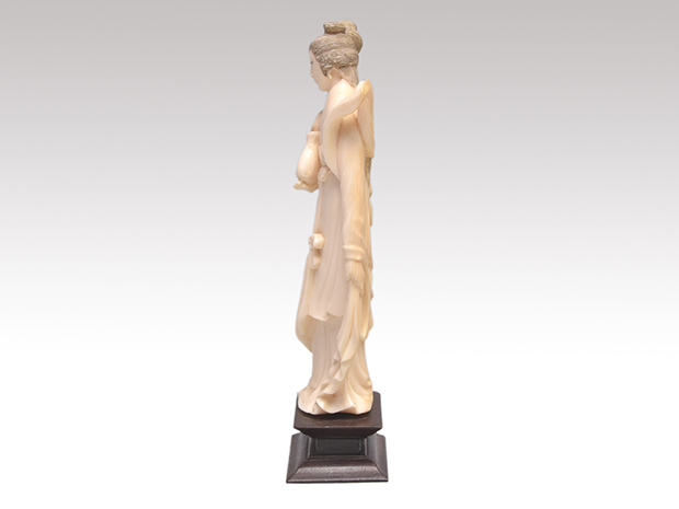 象牙 中国婦人像 高さ12.7cm | 古美術ささき