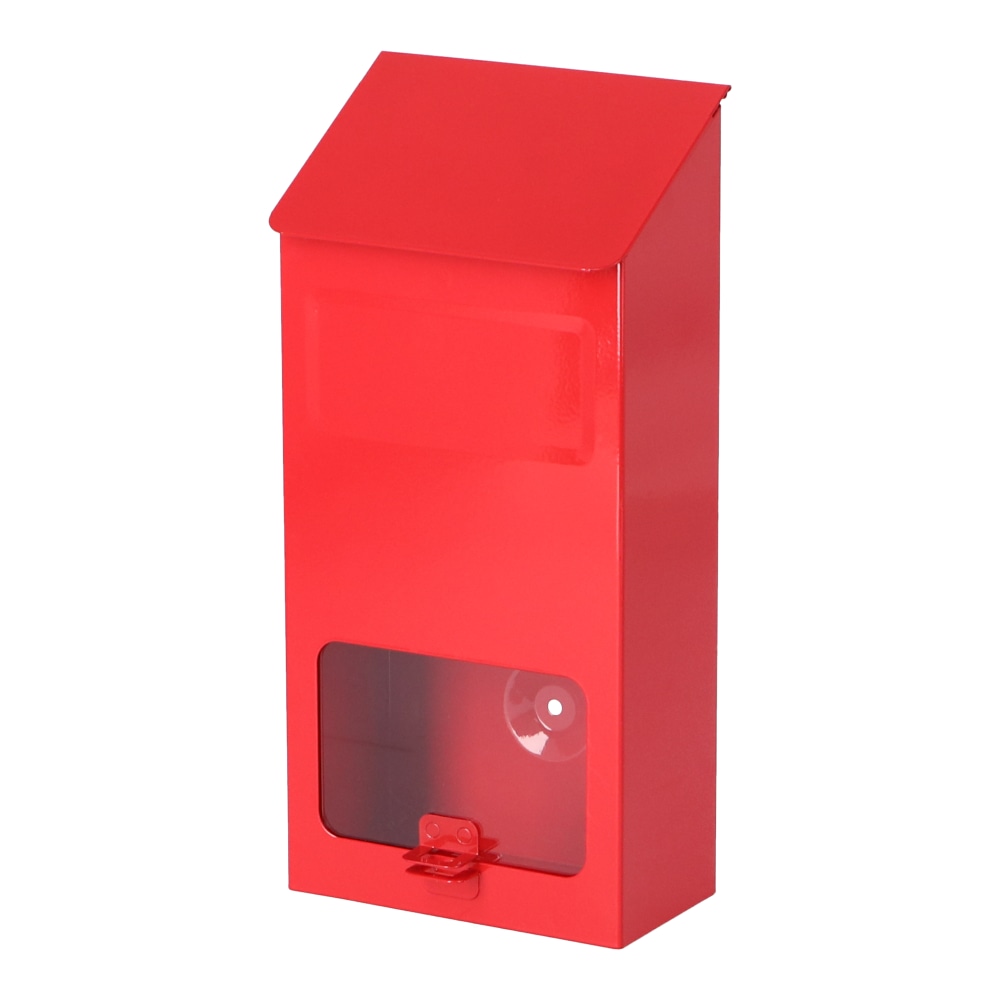 LIFELEX スチール簡易ポスト 赤 LFX03－6919: 収納庫 物置