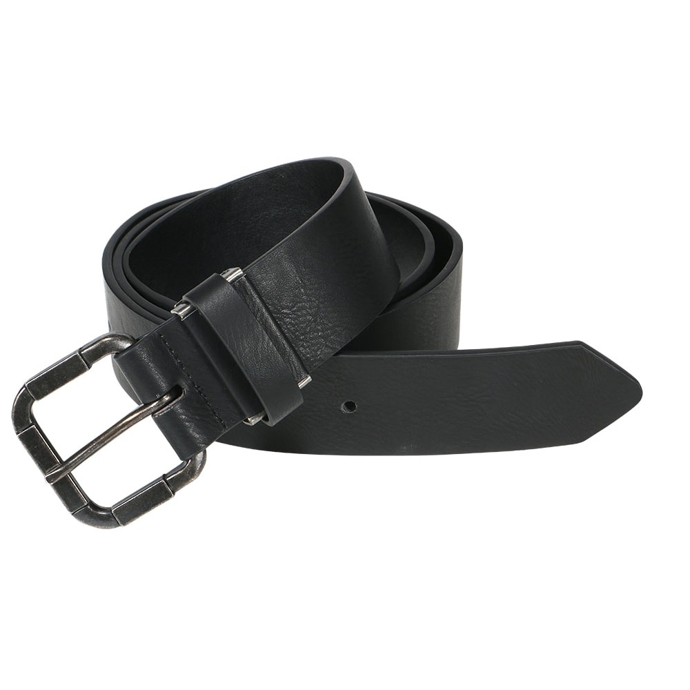 レザーベルト7015 ブラック M: 作業用品・ワークウェア・運搬用品