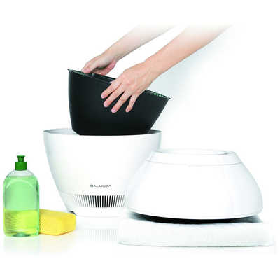 バルミューダ BALMUDA 加湿器 [気化式] 鉄筋17畳 ホワイト ERN-1100SD