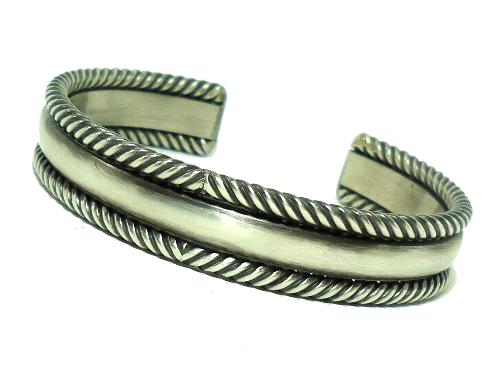スティーブアルビソ ツイストケーブルバングル ナバホ INDIANJEWELRY