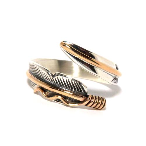 フェザーリング、インディアンジュエリー、羽型ジュエリー、Harvey Mace