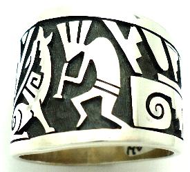 ホピ族製作のリング インディアンジュエリー