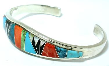 インディアンジュエリー ズニ族バングル ブレスレット