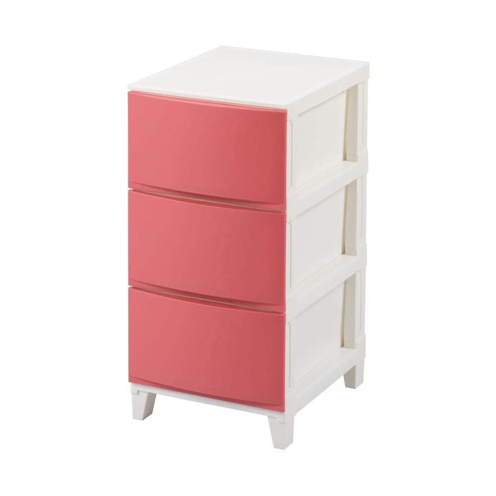 サンカ チェスト ルームスシェード スリム3段 サンドグレー RSD